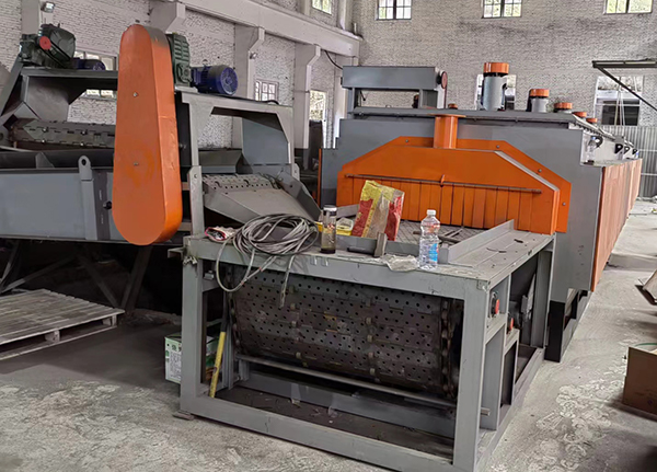 Fully automatic pusher furnace production line